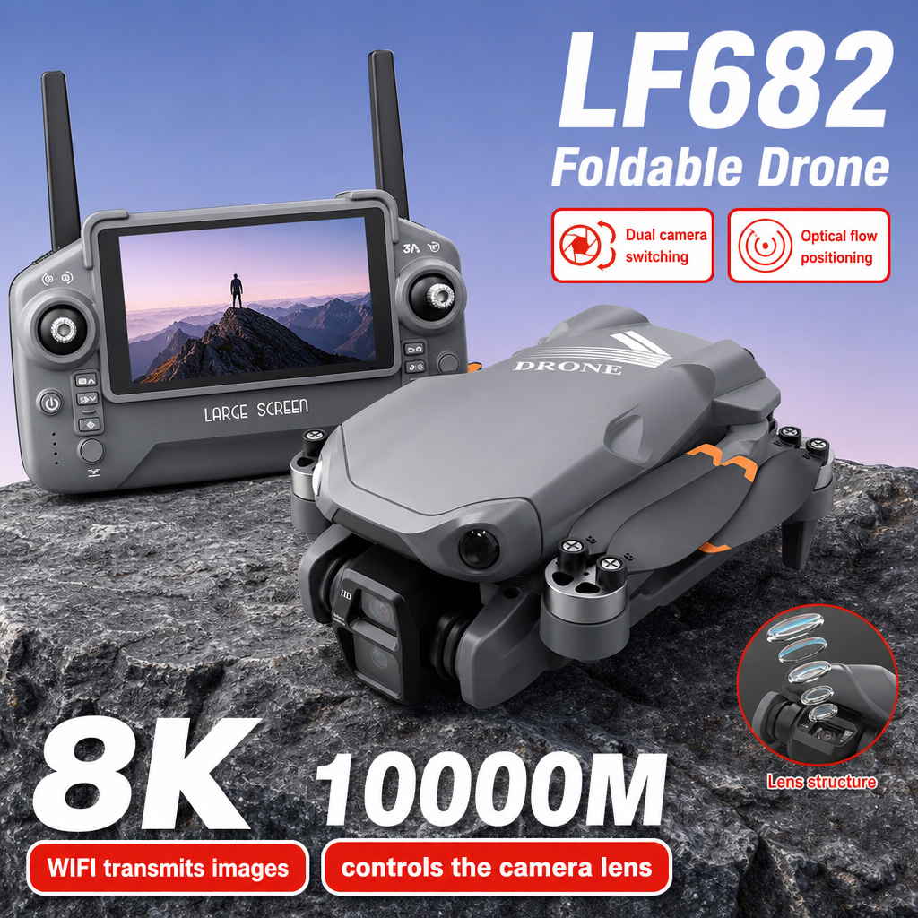 Drone Dji Rc Mini - طائرة بدون طيار LF682 للتصوير الجوي
