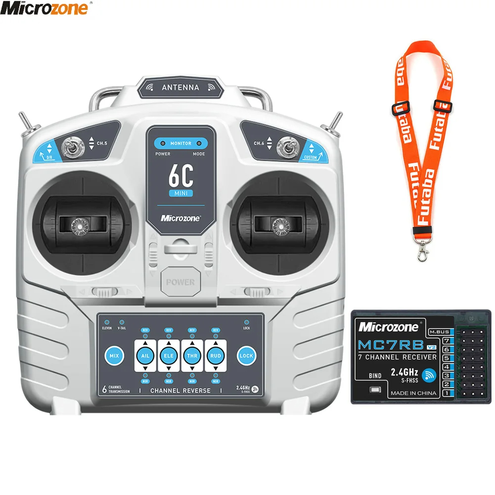 Drone Rc Receiver And Transmitter - جهاز إرسال متحكم ميكروزوني مع مستقبل