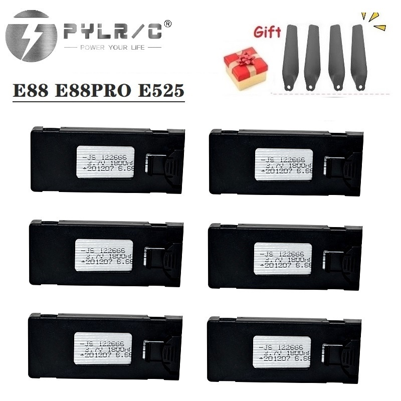 Drone Zll Rc - 1/2/3/5/10 قطعة 3.7 فولت 1800 مللي