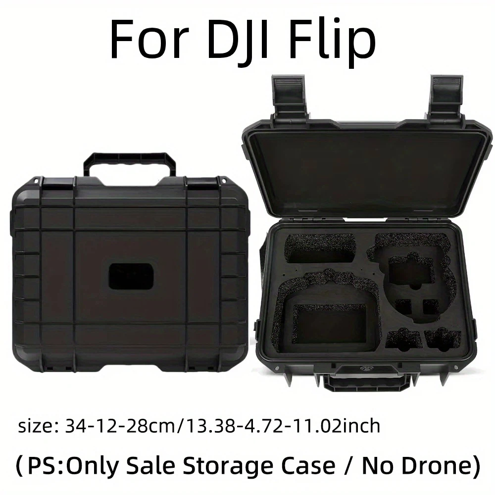 Drone Rc Cover - حقيبة تخزين صلبة لـ DJI Flip،