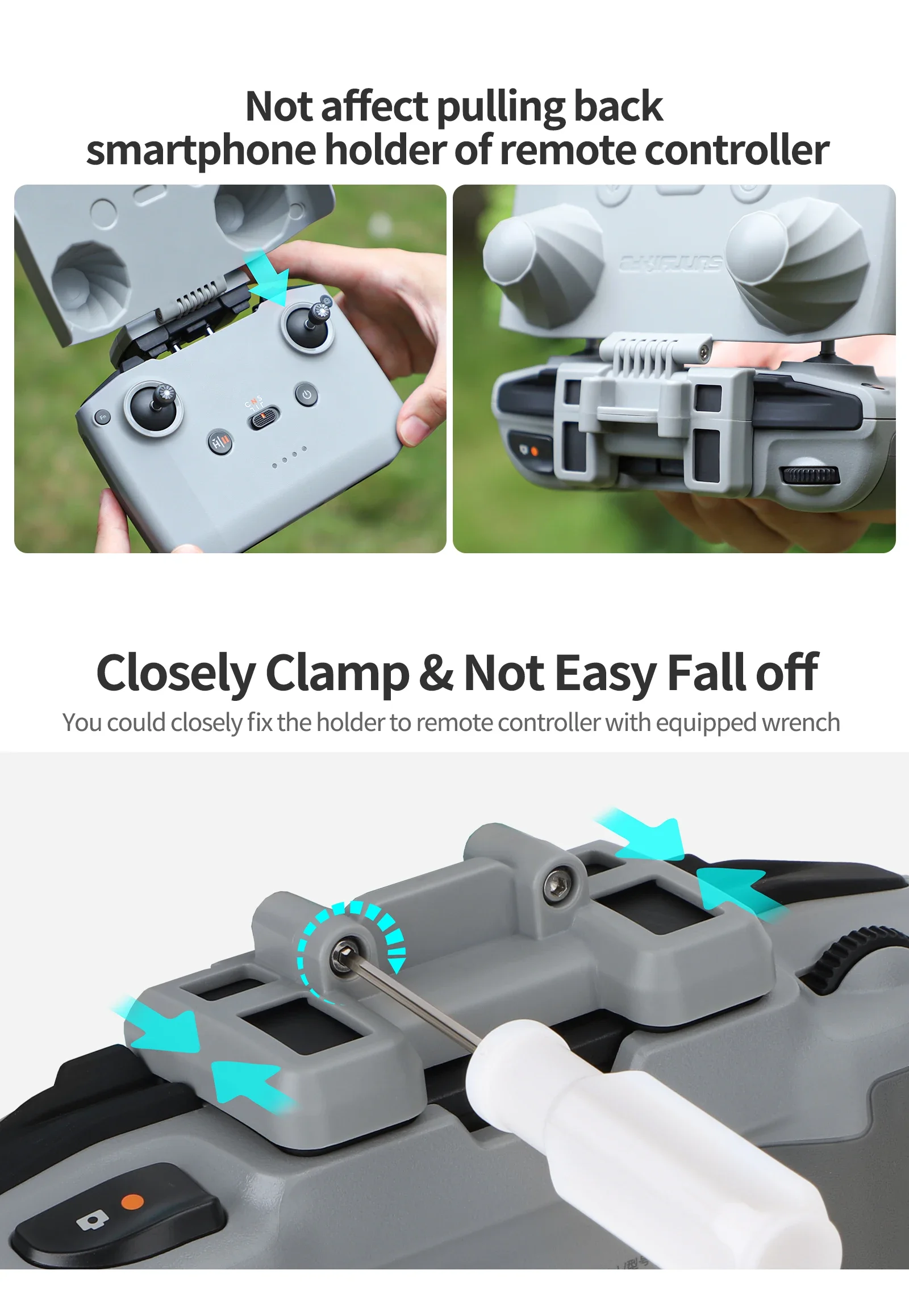 2 في 1 وحدة تحكم حامي SunHood  - مراجعة Drone Dji Rc Mini وسعره