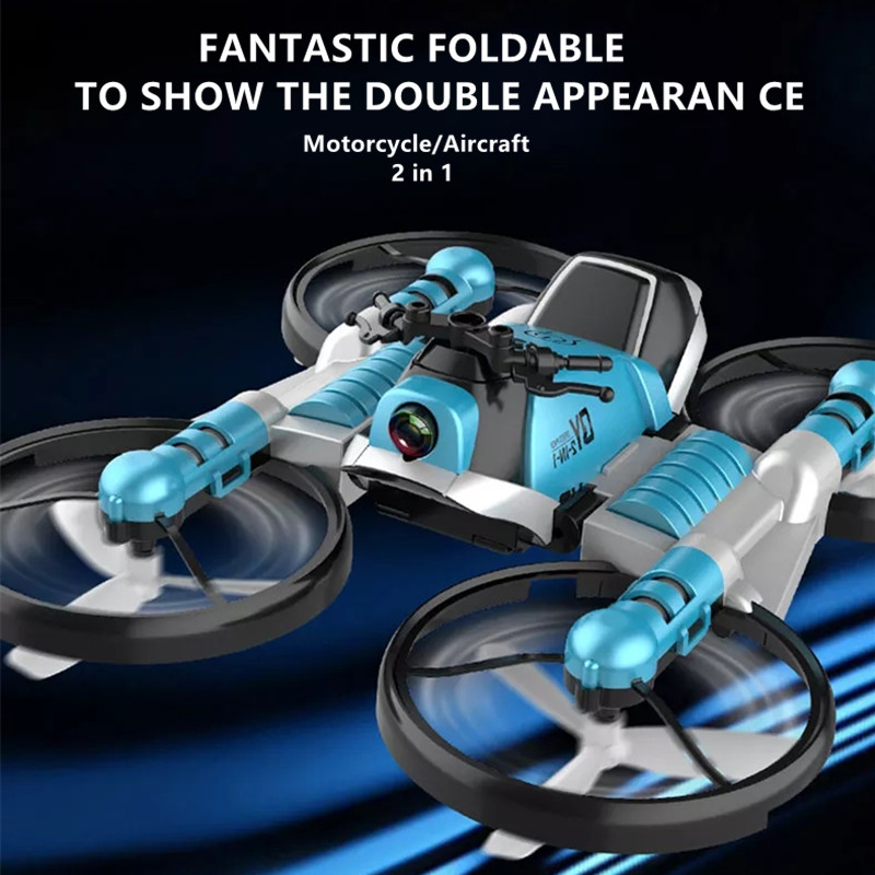 دراجة نارية رباعية المراوح قاب - مراجعة Drone Rc Land وسعره