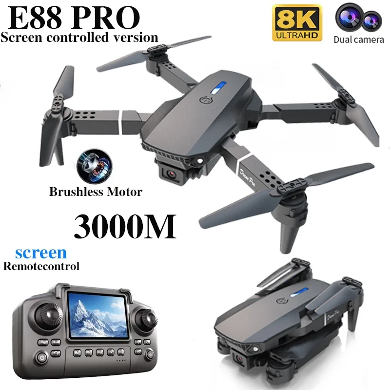 طائرة بدون طيار احترافية E88 P - مراجعة Drone Rc Bolide وسعره