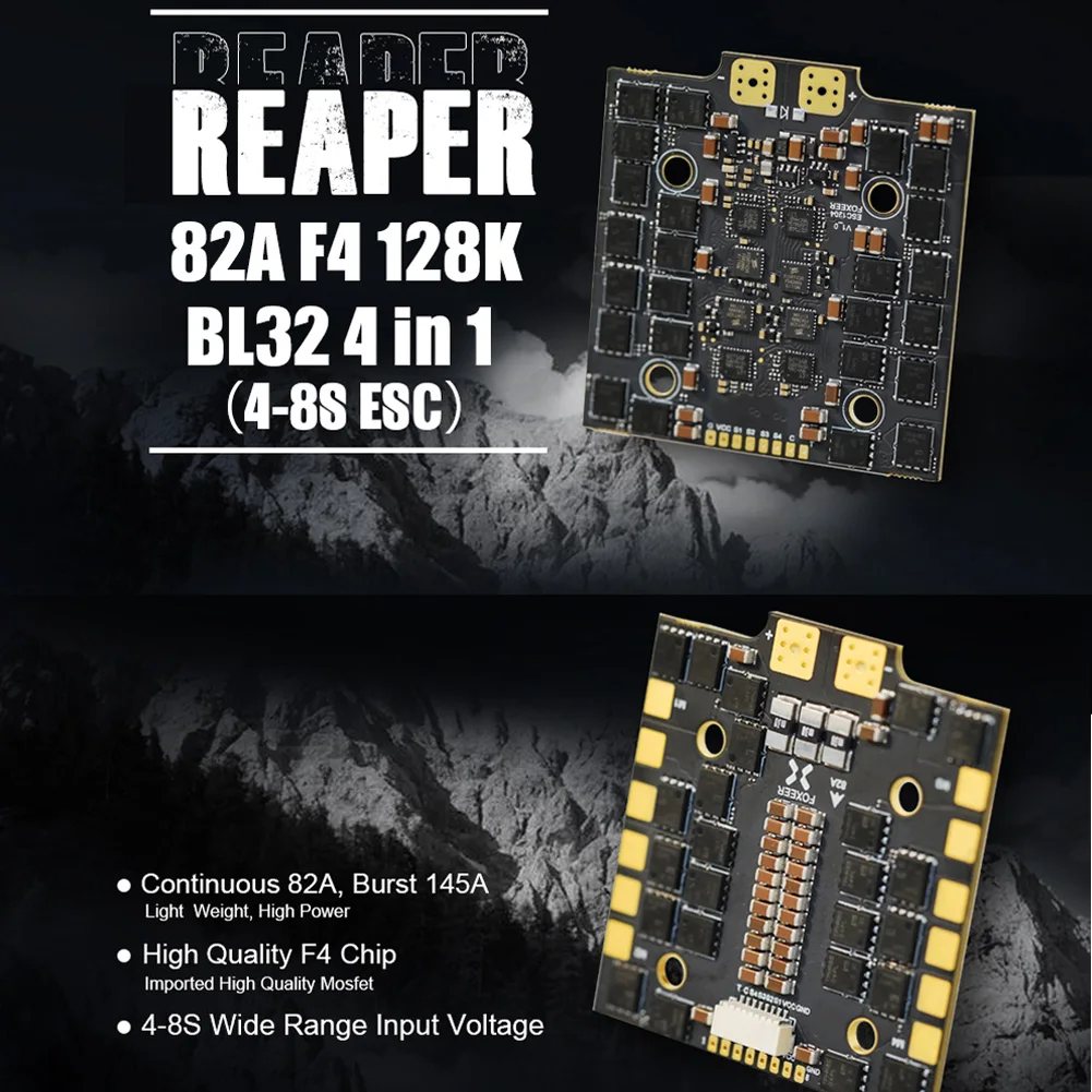 AvaCoreFoxeer Reaper V2 82a F4 - مراجعة Drone Reaper Rc وسعره