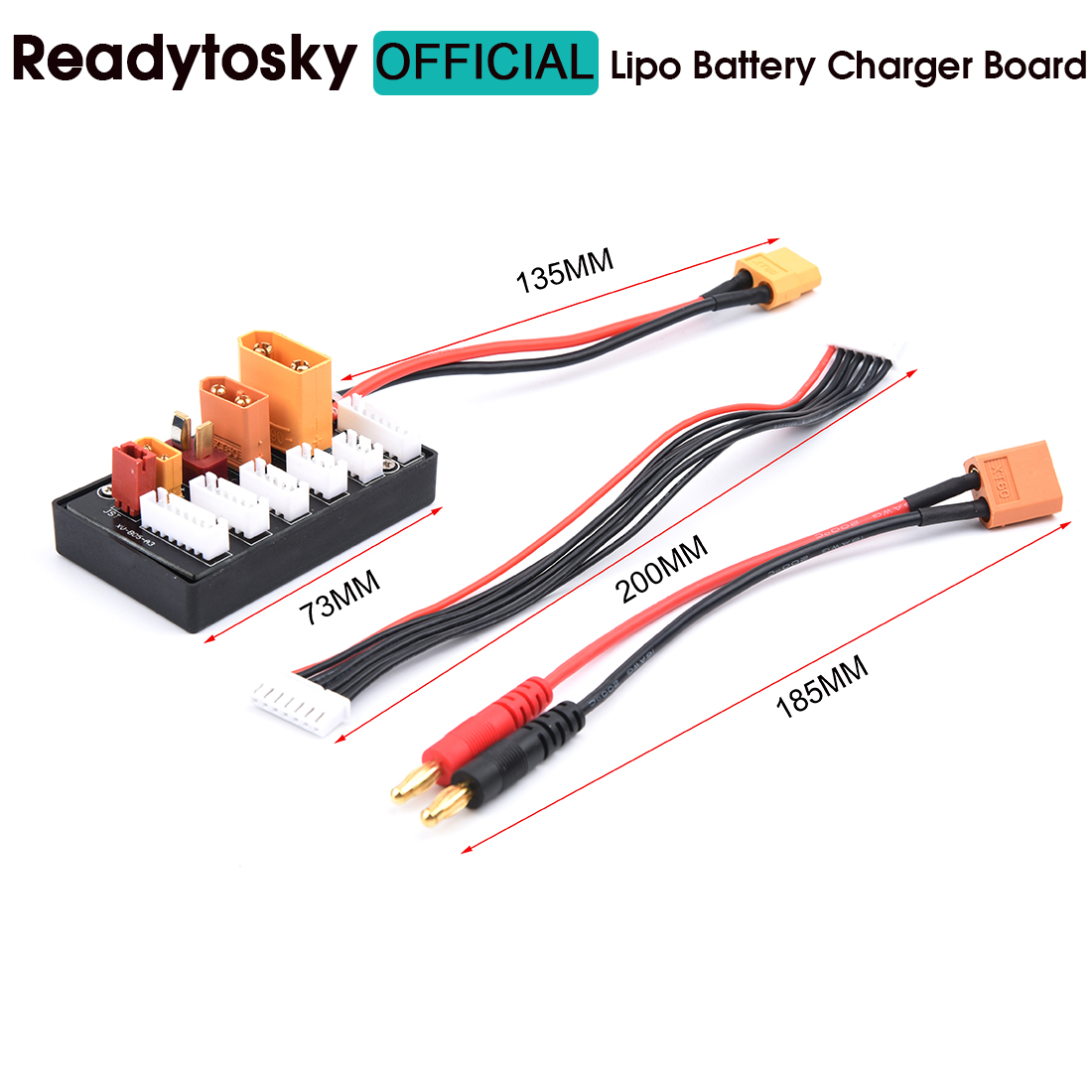 لوحة شحن متوازية 2-6S مع موصلا - مراجعة Lipo Parallel Charging Board وسعره