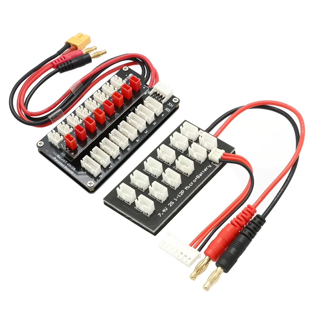 لوحة شحن متوازية لبطاريات اللي - مراجعة Lipo Parallel Charging Board وسعره