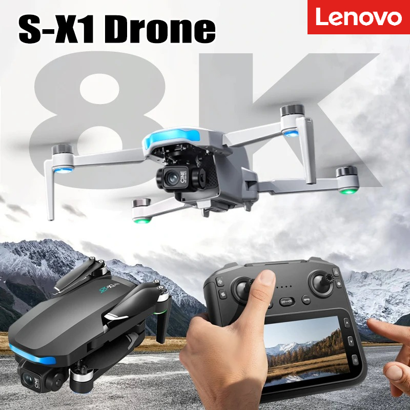 طائرة لينوفو S-X1 بدون طيار 8K - مراجعة Drone Rc Land وسعره