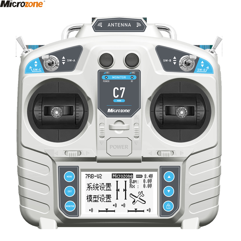 وحدة تحكم MicroZone MC7 C7 جها - مراجعة Drone Rc Receiver And Transmitter وسعره