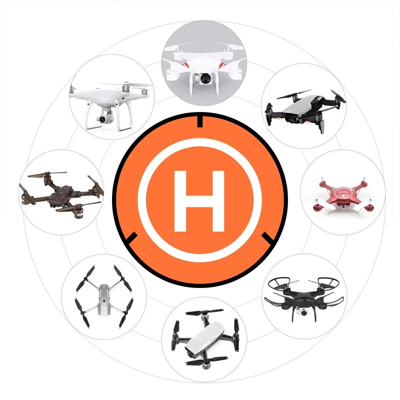 منصة هبوط قابلة للطي 55 سم للط - مراجعة Drone Rc Land وسعره