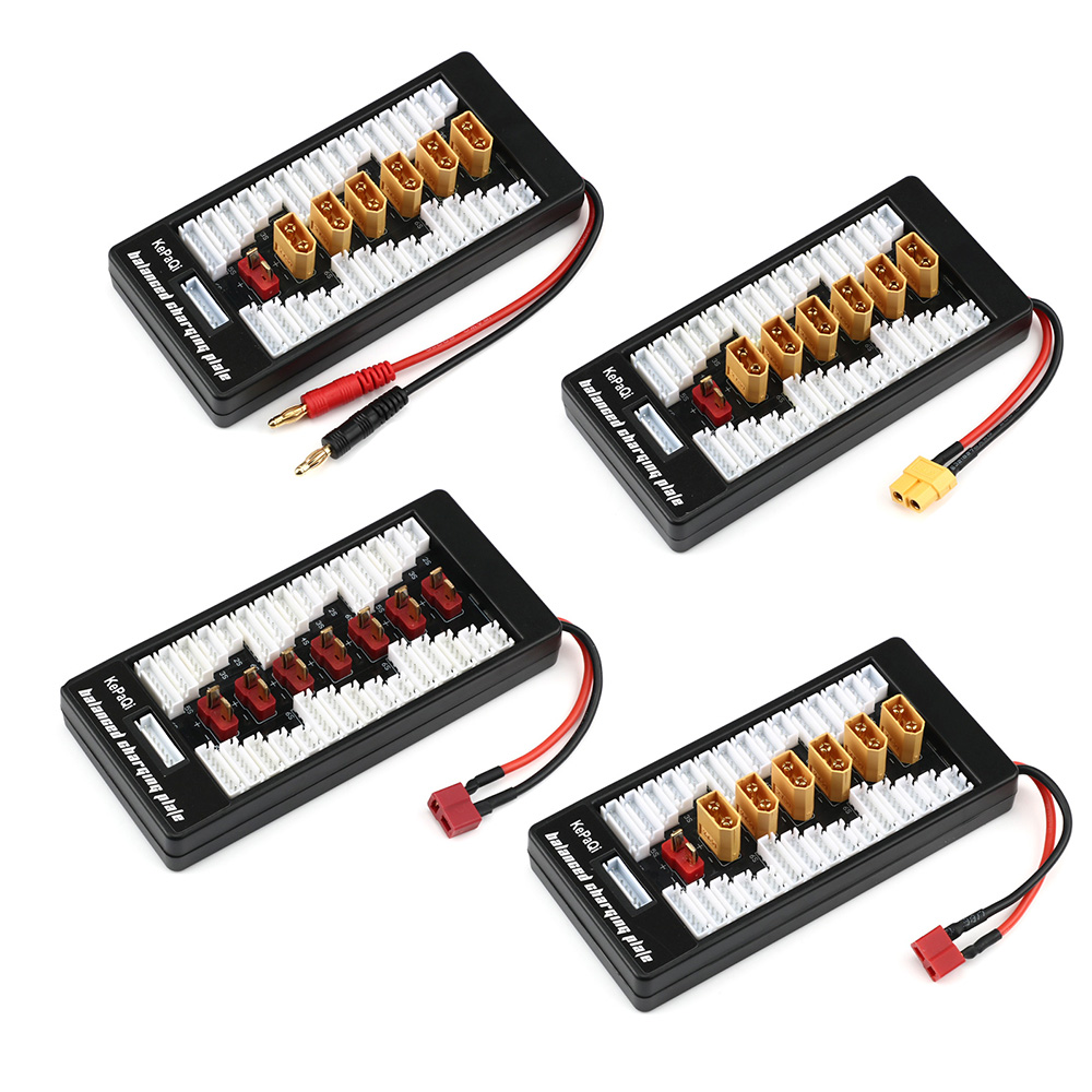لوحة شحن متوازية XT60 2S-6S 6  - مراجعة Lipo Parallel Charging Board وسعره