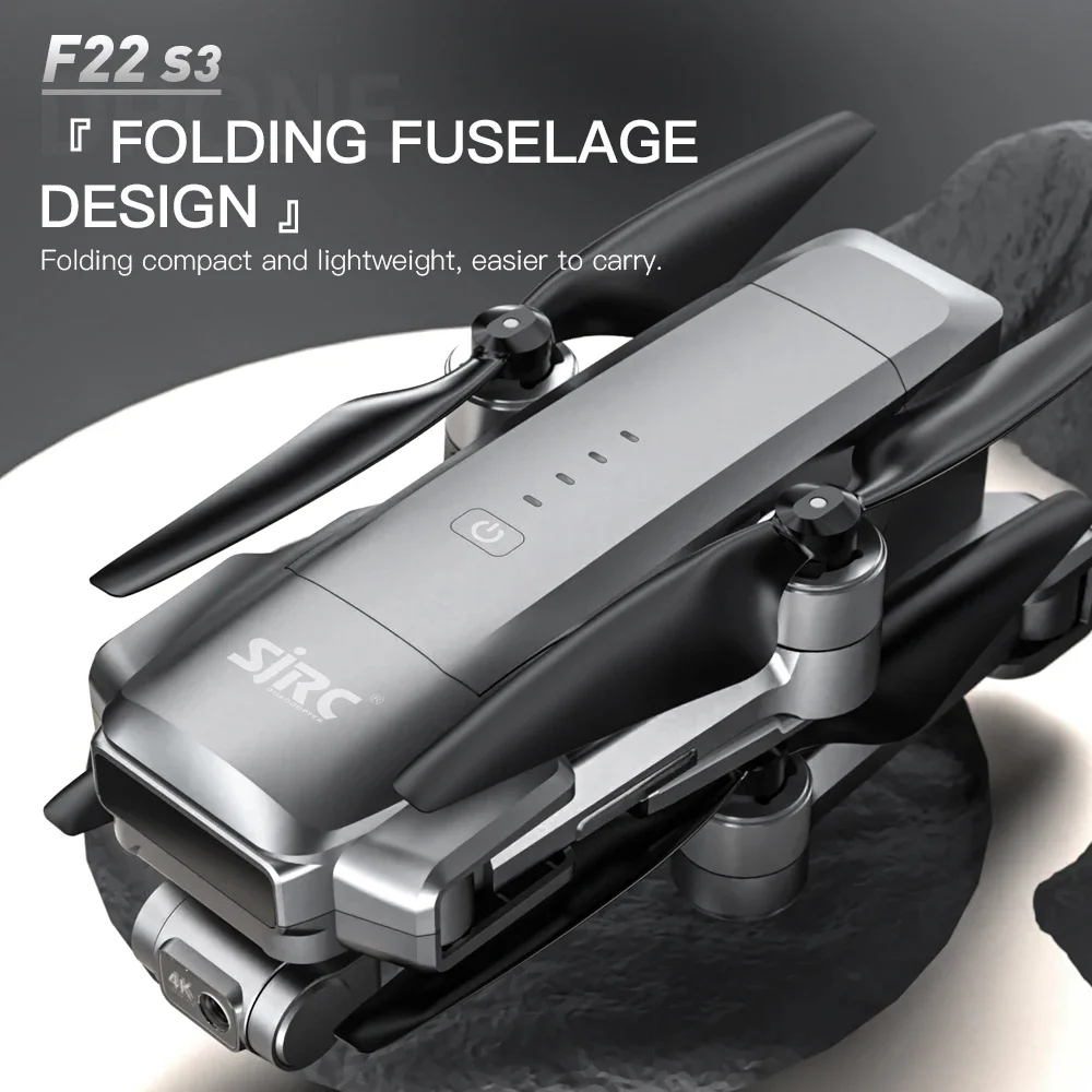 طائرة SJRC F22 S3 pro القابلة  - مراجعة Drone Rc Land وسعره