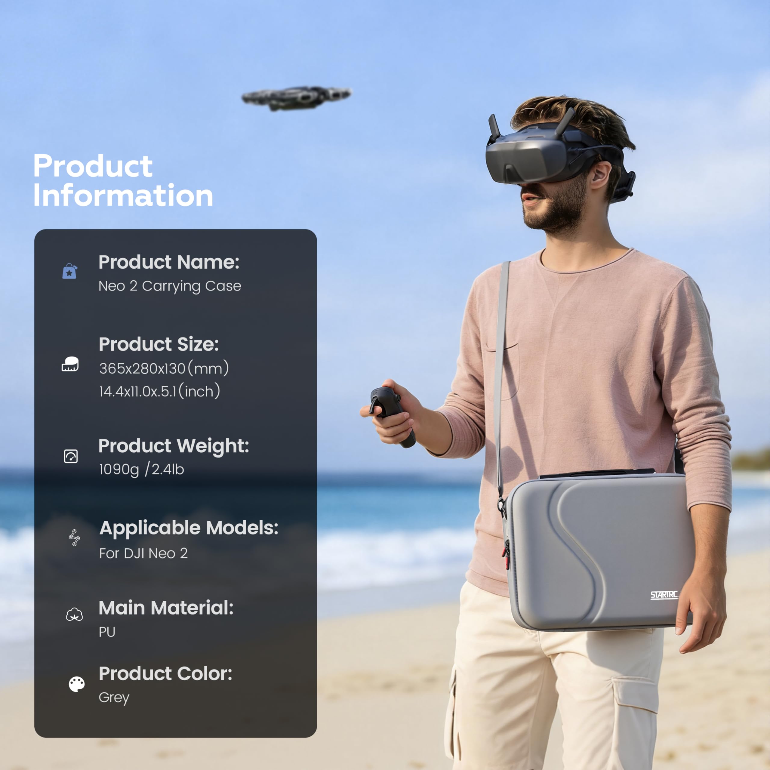 حقيبة حمل لـ DJI Neo 2 Motion  - مراجعة Drone Motion Rc وسعره