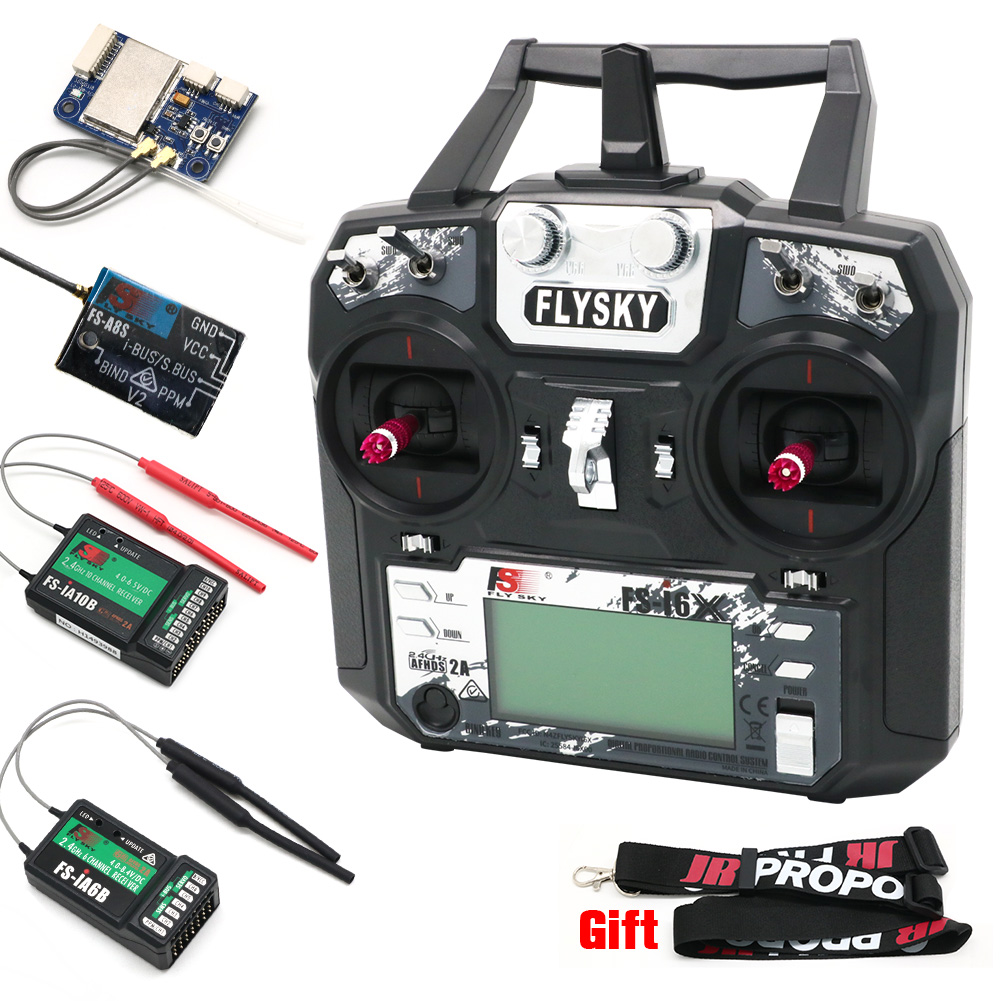 FLYSKY FS-i6X FS i6X 10CH 2.4  - مراجعة Drone Rc Receiver And Transmitter وسعره