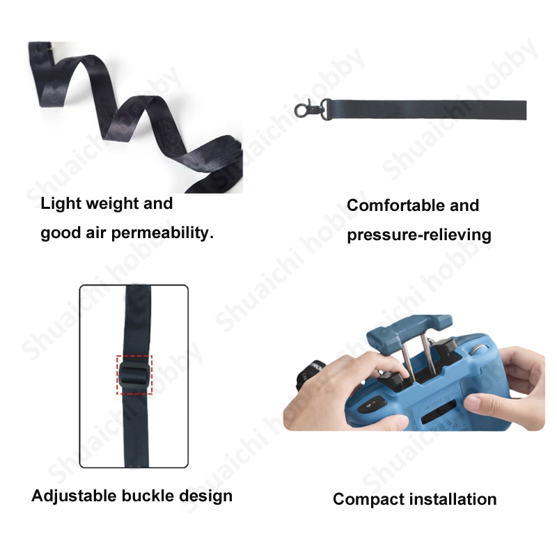 حزام رقبة قابل للتعديل مع حامل - مراجعة Drone Rc Neck Strap وسعره