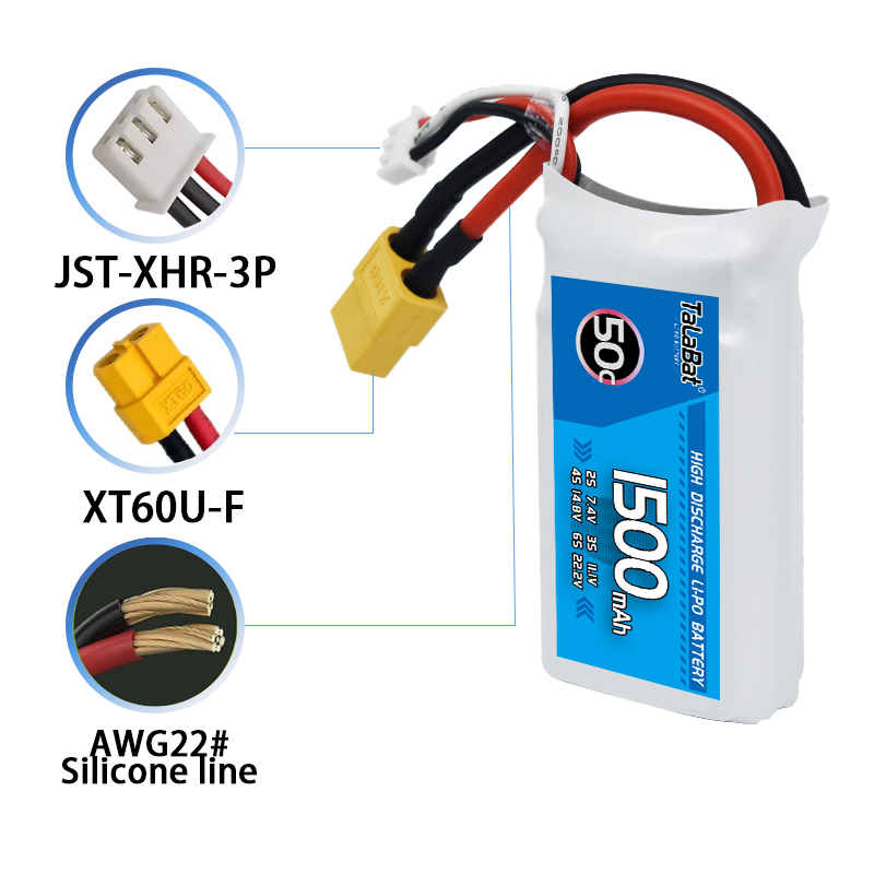 3 قطعة TalaBat 50C 1500mAh 7.4 - مراجعة Drone Zll Rc وسعره