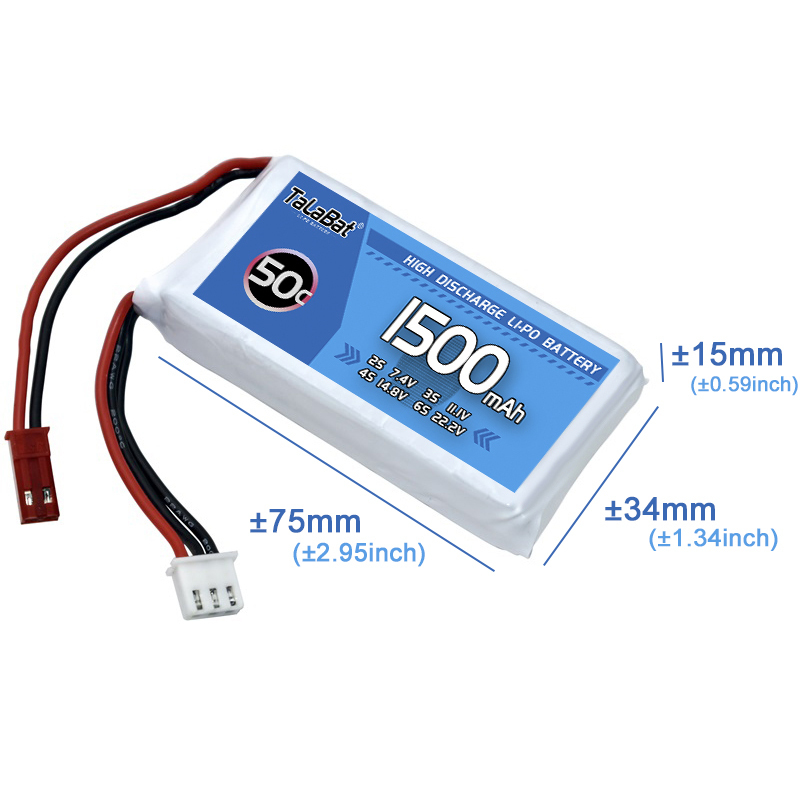 3 قطعة TalaBat 50C 1500mAh 7.4 - مراجعة Drone Zll Rc وسعره