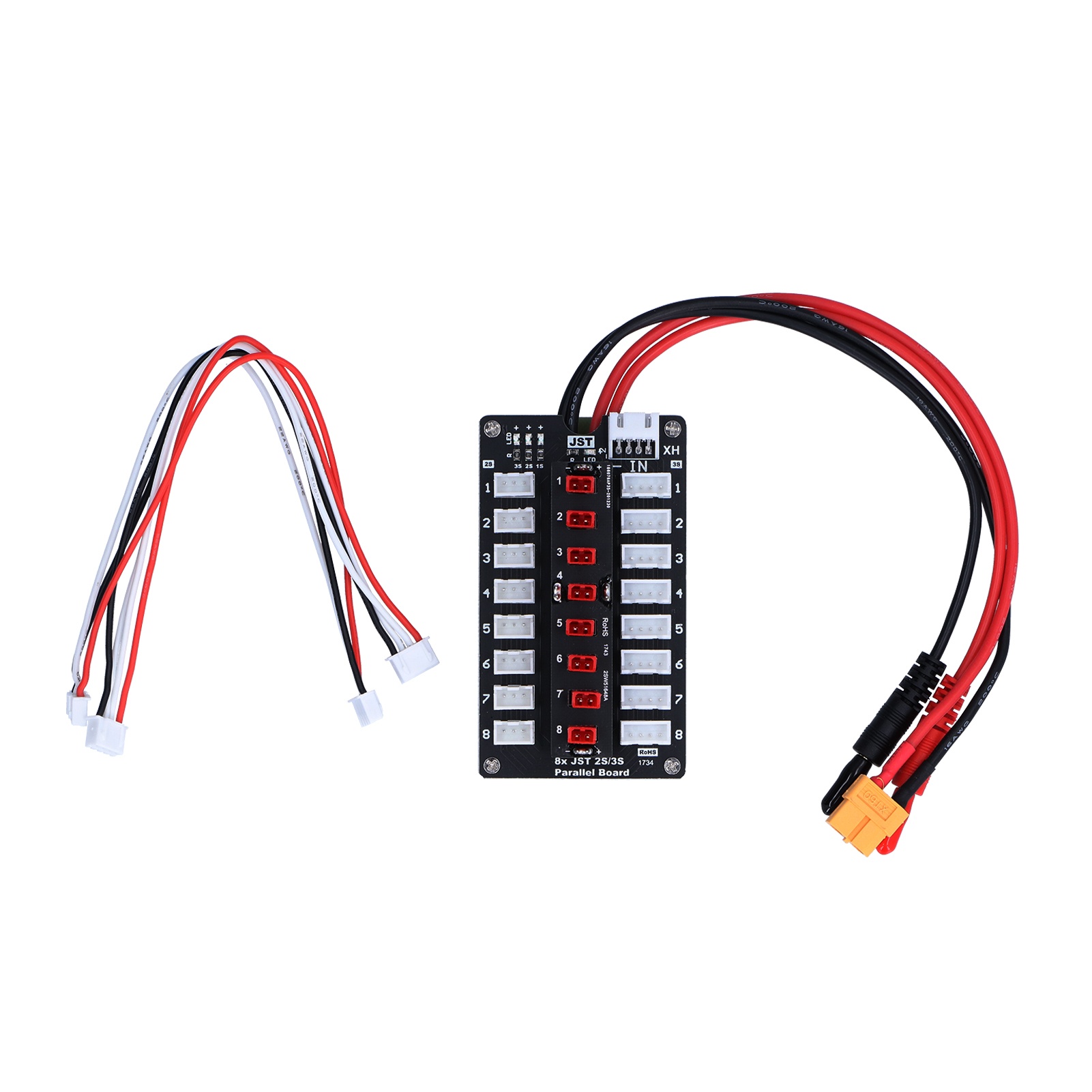 لوحة شحن ليثيوم بوليمر (LiPo)  - مراجعة Lipo Parallel Charging Board وسعره