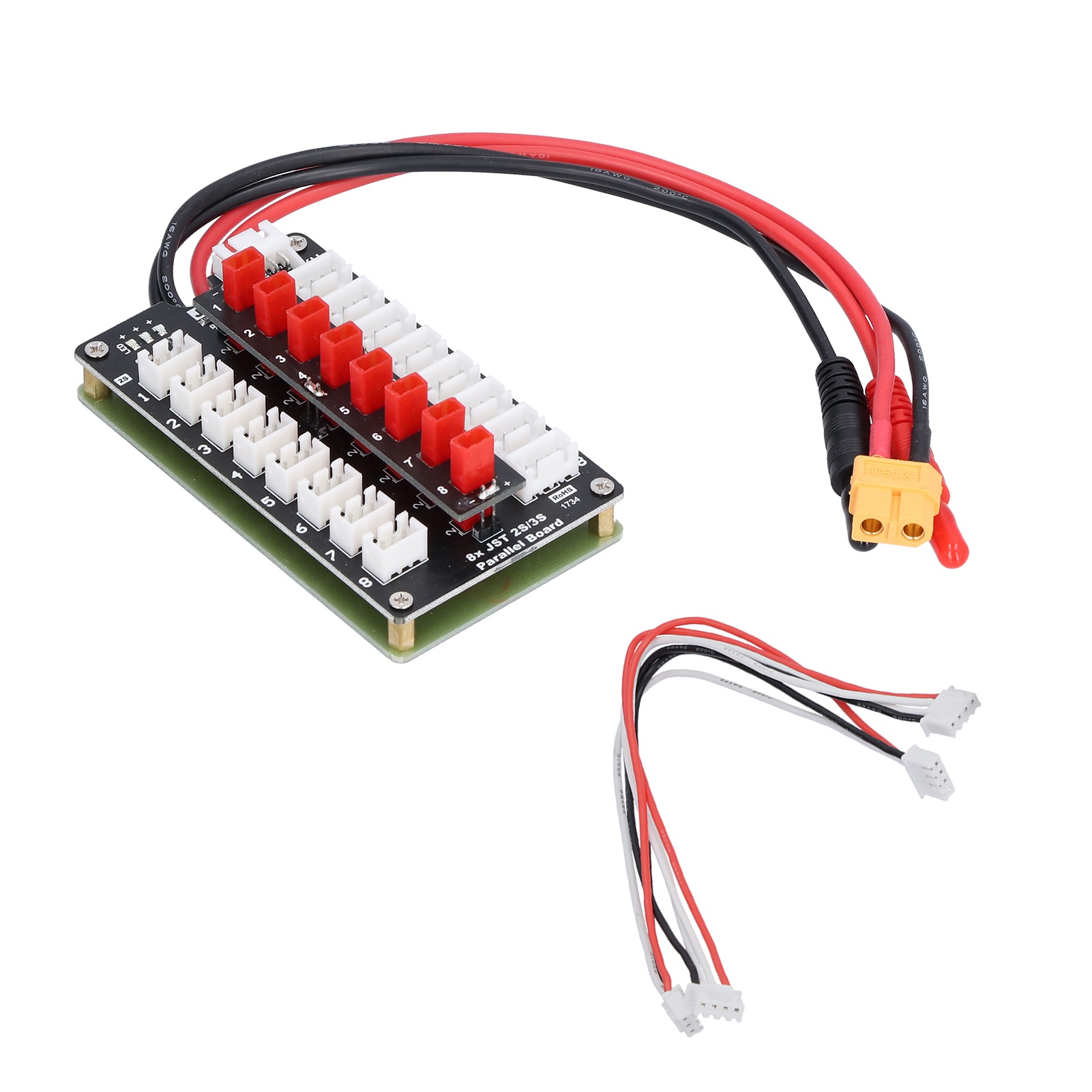 لوحة شحن ليثيوم بوليمر (LiPo)  - مراجعة Lipo Parallel Charging Board وسعره