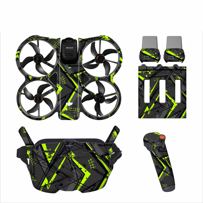 ملصقات واقية ملونة لطائرة DJI  - مراجعة Drone Motion Rc وسعره