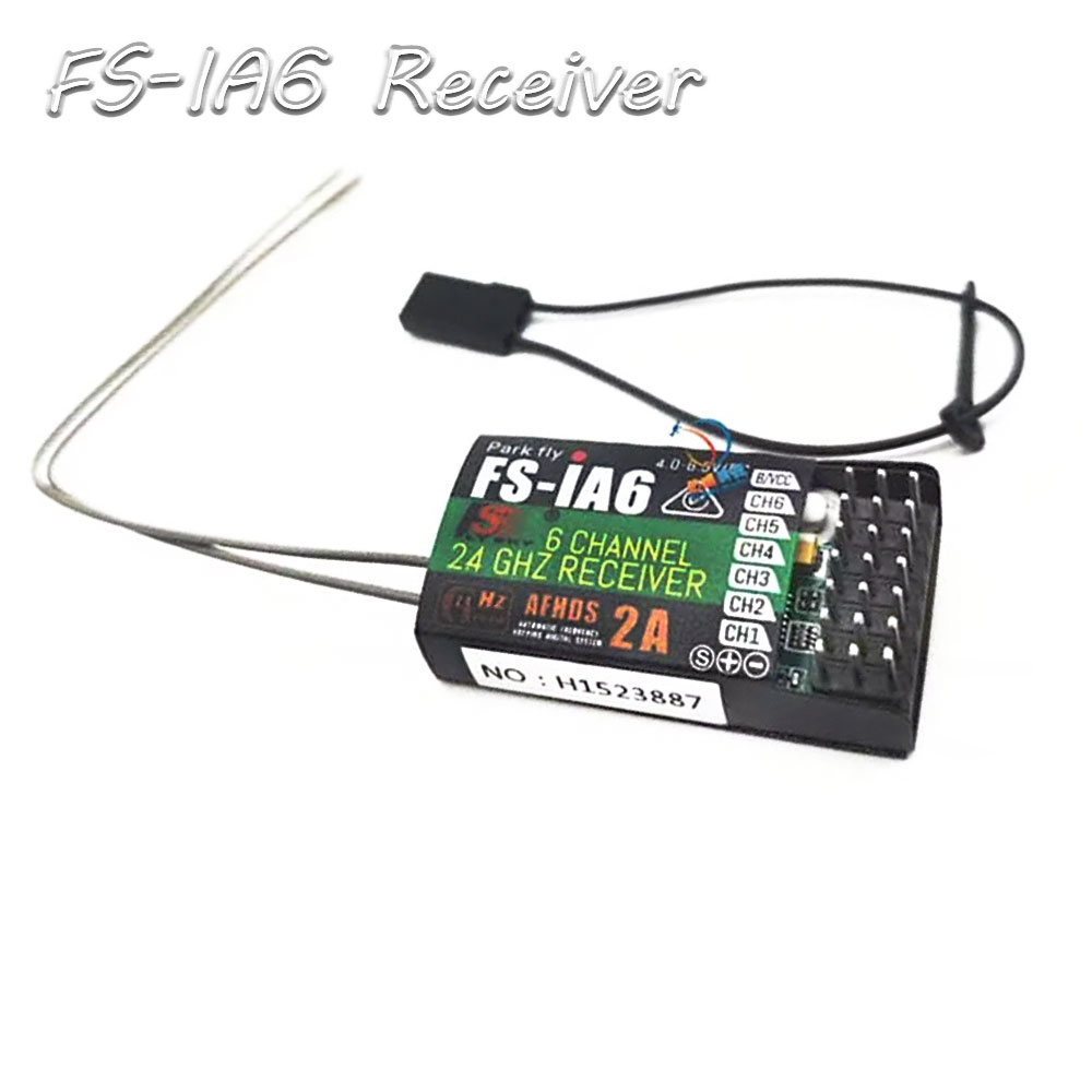 نظام راديو FS-i6 6CH 2.4GHz AF - مراجعة Drone Rc Receiver And Transmitter وسعره
