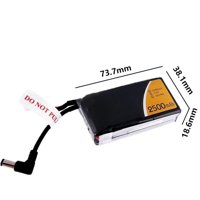 2500mAh 7.4V ترقية 1C يبو بطار - مراجعة Drone Zll Rc وسعره