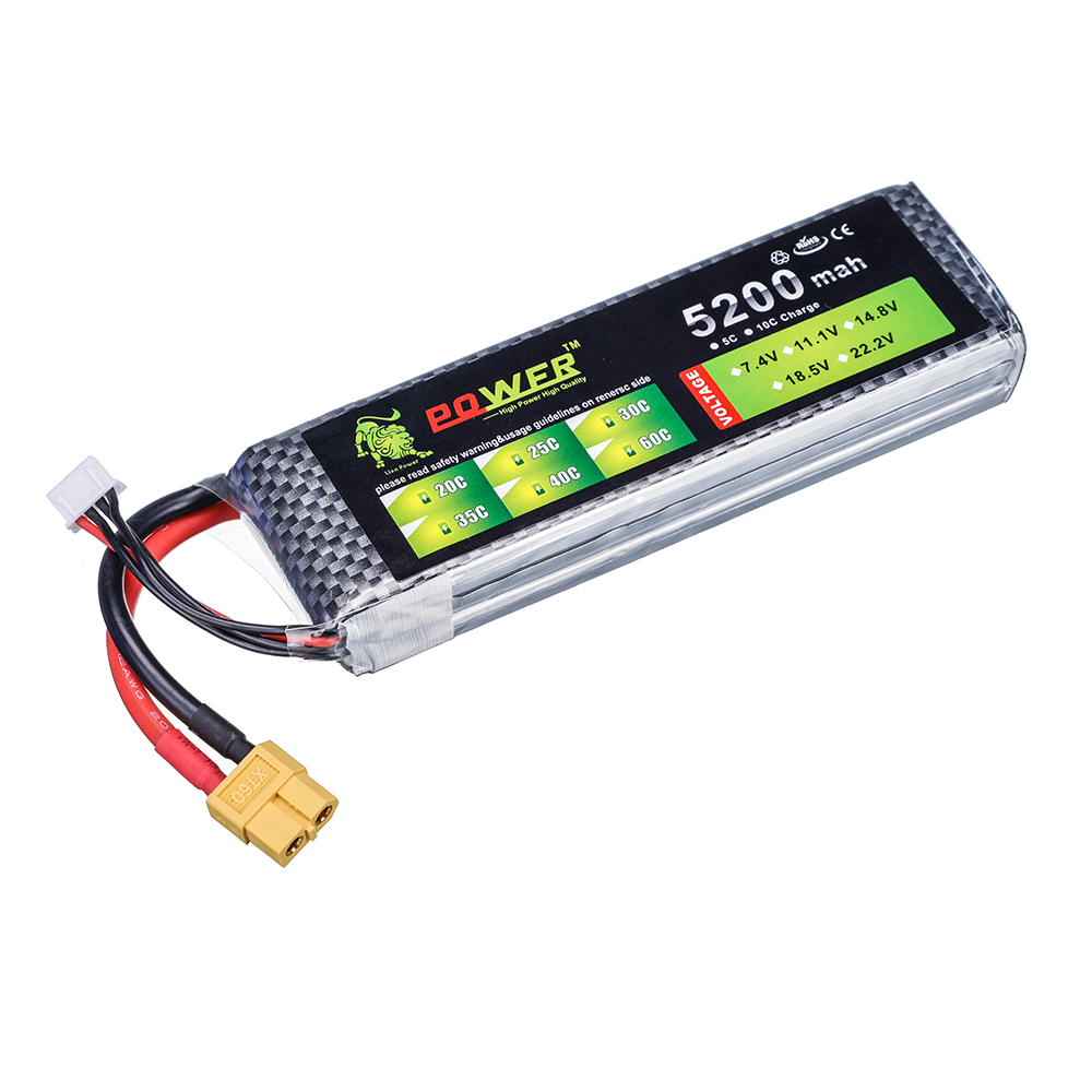 3S 5200mah 11.1V 60C يبو بطاري - مراجعة Drone Zll Rc وسعره